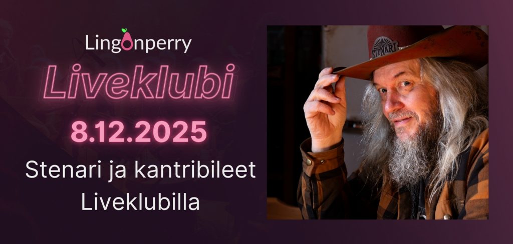 Lingonperry Liveklubi 8.12.2025 mainos