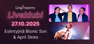 Lingonperry Liveklubi 27.10.2025 mainosbanneri