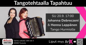 Johanna Debreczeni & Henna Leppänen: Tango Hurmiolle